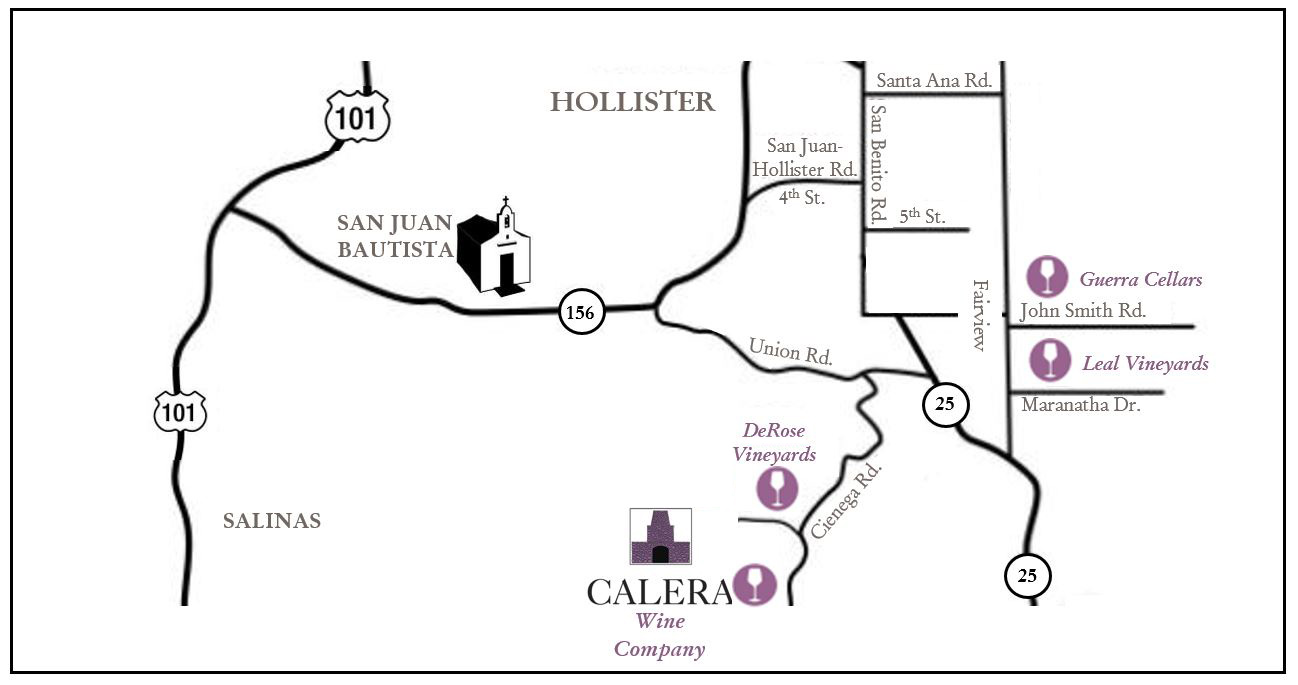 San Benito Winery Map