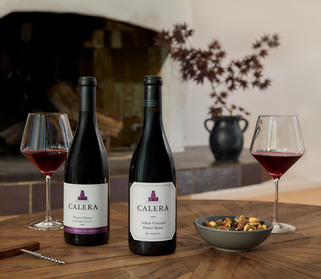 Calera wine on a table