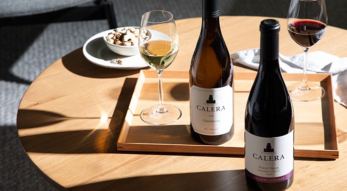 Duckhorn Portfolio wines on a table