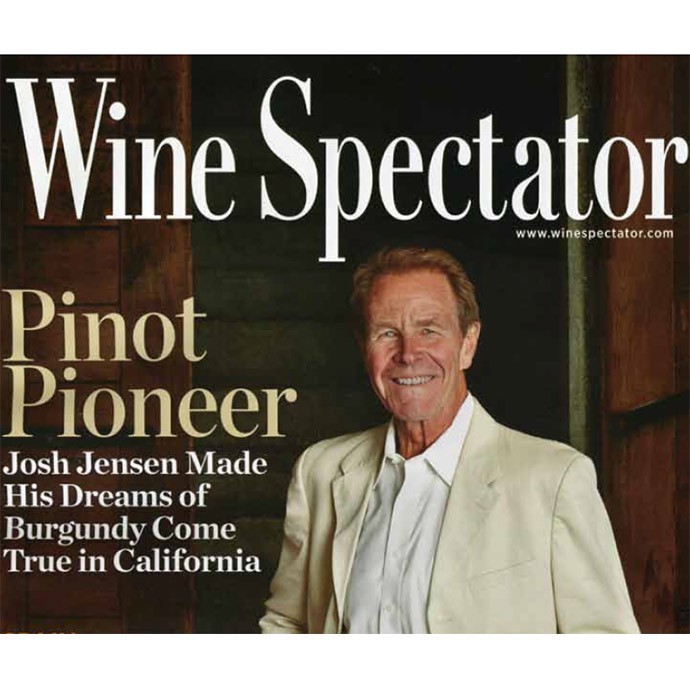 Josh Jensen on the cover of Wine Spectator magazine