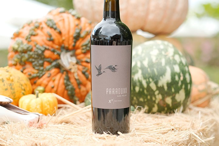 Napa Valley fall harvest party outdoors at Paraduxx